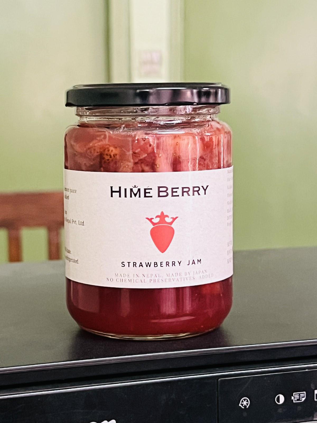 Plain Strawberry jam 390gm