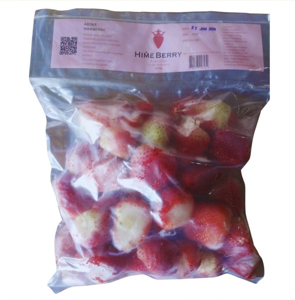 Frozen strawberry half kg